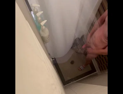 Exposed in Locker Room Showers