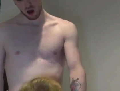 The blond twink Adam Power used raw by Jamie in jockstrap