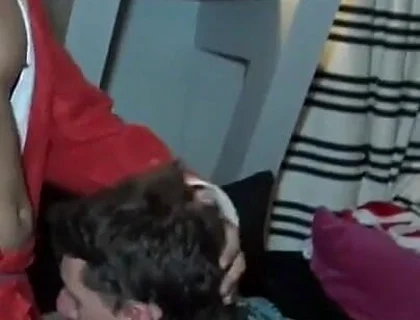 Straight boy fucked by Latino for Christmas surprise