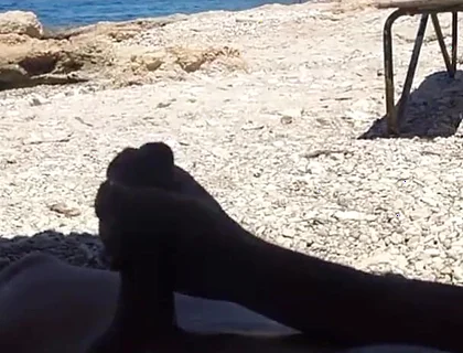 Masturbation on The Beach