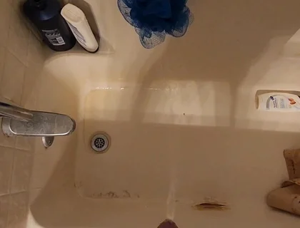 Pissing in the Tub.
