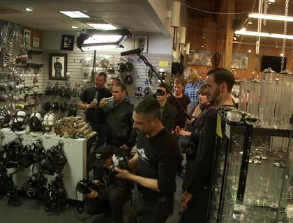 Jessie Colter Gets Gang Banged at Mr S Leather Store