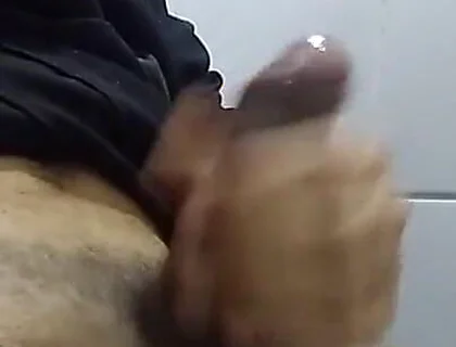 Young Man in the Public Bathroom