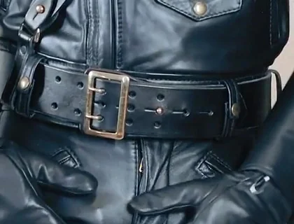 Leather Uniform Close up [alternate Take]