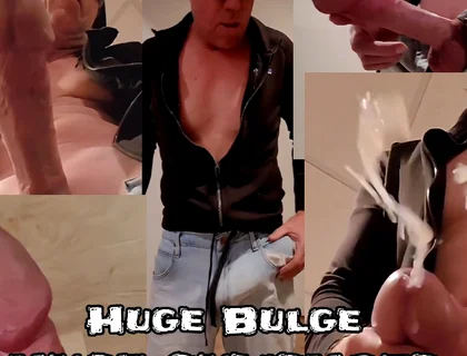 Huge Cock Bulge Causes Huge Cumshots for Siixxbig