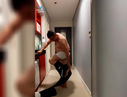 Hot Daddy Getting Naked