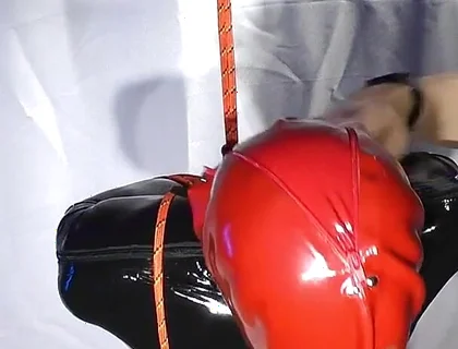 Nicky Latex Doll Gagged and Roped