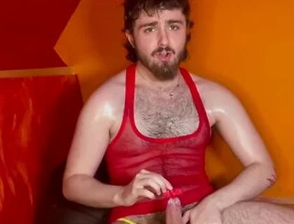 Drooling Gooner Cums Handsfree With Piss, Sounding & Dildos Goonersunny