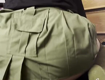 Cute Femboy Takes Knot In Skirt