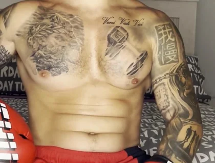 Fighter Big Cum! with No Hands