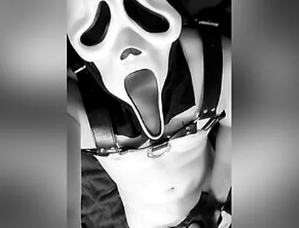 Ghost Face Jerks Off Onto Your Face
