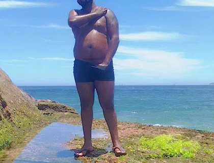Showing off My Big Body in Rio De Janeiro
