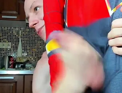 Play and Jerk off Your Superhero's Dick!