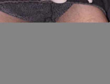 Had Full Balls and Had to Jerk off My Little Cock Quickly