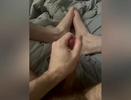 Hairy Groaning Creamy Cumshot