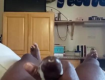 18yo Huge Cum Shot. Dorm Room Morning Jack Off With Virgin Boy