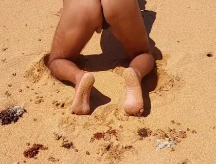 Ladysilva Shemale on the Beach What a Hot Ass in Bikini