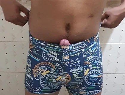 My Cock Is Waiting for You - Indian Boy Masturbated in Bathroom