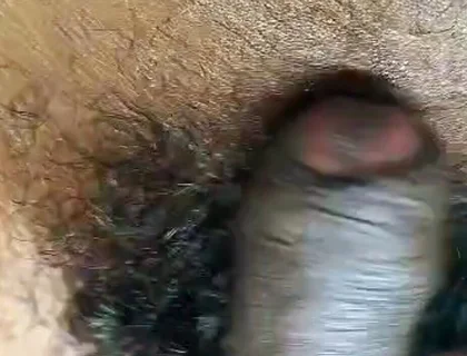 Black Dick Masturbation with Cum Overload