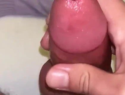Teen CBT Edging Dick Sounding Cum