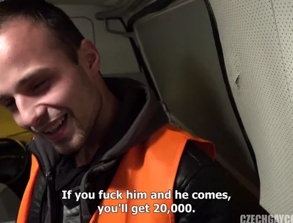 Czech Gay Couples 5 Parking Lot Punishment - Fresh Meat Wrecked in a Company Car
