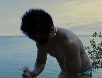 Lake Day Mood: Oiled up, Flexing, and Shamelessly Showing off-because Some Reflections Deserve a Standing Ovation.