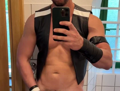 Getting ready for my next scene