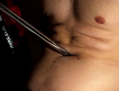 Belly Fetish Close-ups with Gutpunches and Navel Pressure Play
