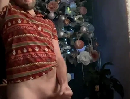 Christmas Time, Mistletoe and Cock