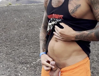 Pissing in a Gay Cruising Zone