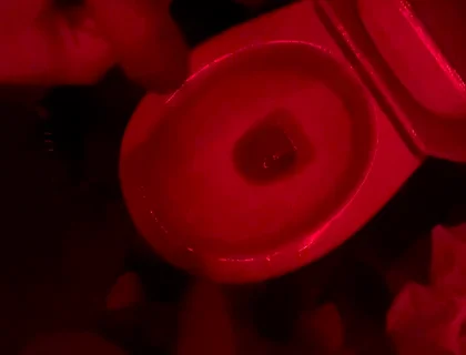 Amateur Boy Watches His Friend Pee in the Club's Toilets, Lends Him a Helping Hand and Gets Hard...