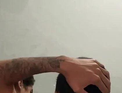 Two Naughty Young Men Making Out and Showing on the Webcam