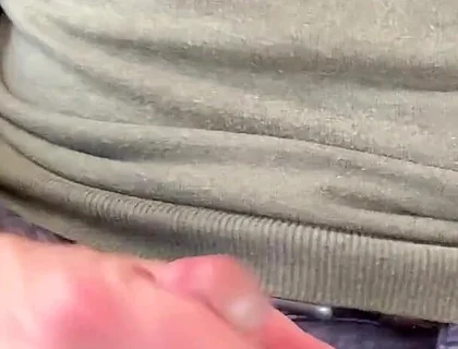 Jerking-off on the Train, Thick Cum