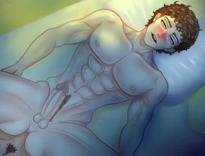 No Rush, Just Two of Us. _ Romantic Gay Couple Homemade Sex with Anal Creampie Cumshot in Ass