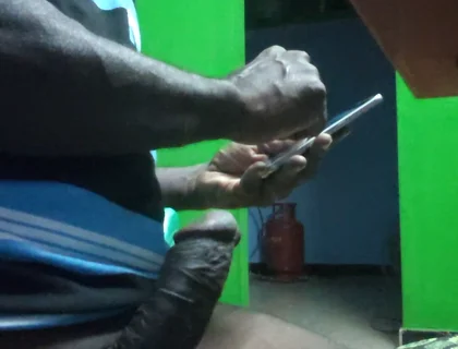 Indian Tamil Mature Man Mastrubation on the Chair
