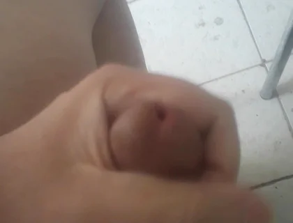 Hard Cock and Handjob Without Cumming