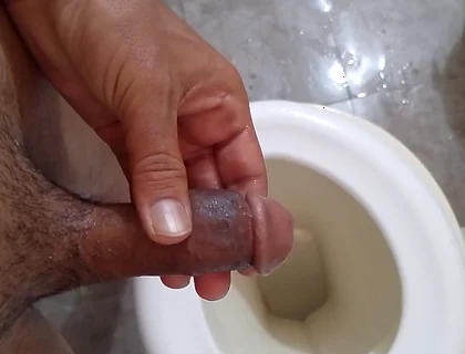 Bathroom Handjob