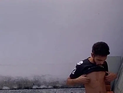 Jacking off in the Street of House