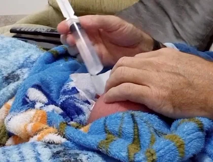 60cc Saline Injection in Each Egg