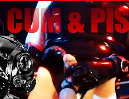 Cum and Piss in Rubber