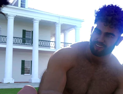 Ethan Playing with Two Muscle Daddies