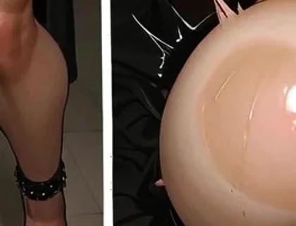 The Slutty Femboy Had Her Ass Fucked by Her Stepfather's Huge Black Cock, in Her Mother's Bed.
