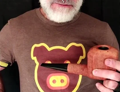 Huge Pipe Smoking Dad