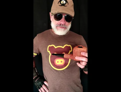 Huge Pipe Smoking Man