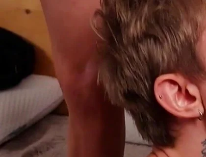 Friend Offer to Fuck Cute Stepbrother, Two Guys with Big Cocks Fuck Cute Guy's Tight Asshole