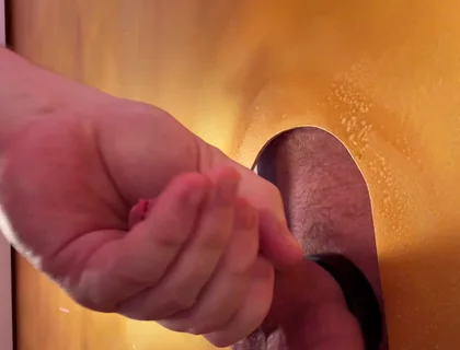Gold Gloryhole - I Just Wanted to Suck Him Slow… Then the Real Shock Came