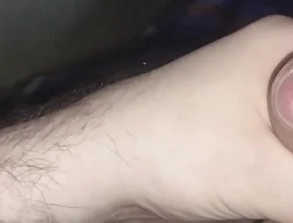Masturbating on Bed and Huge Cumshot to My Hairy Belly