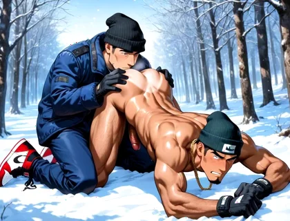 Outdoor Blowjob Man Ass Fuck