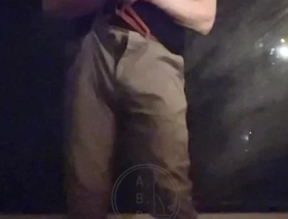 Pee Desperation Challenge Clothed Amateur Boy Got His Hands Tied up to Prevent Him to Piss