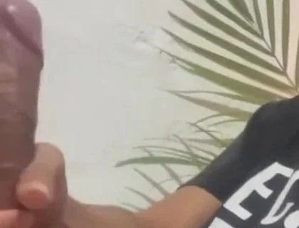 Young Man Enjoying a Rich Handjob